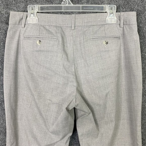 Dalia Collection Dress Pants Women 10 Petite Modern Fit Light Gray - Picture 6 of 9
